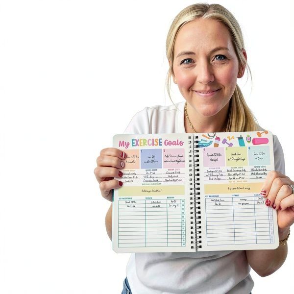 Hadley Designs Fitness Planner for Women and Men-5