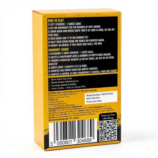 Fitness Planner Cards 33 Ventures Tear Resistant Full Body-6
