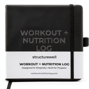 Structurewell Fitness Planner Matte Black Leather-0