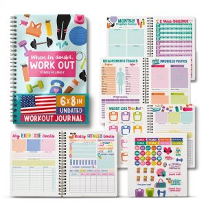 Hadley Designs Fitness Planner for Women and Men-0