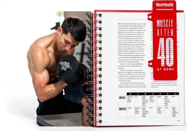 Mens Health Fitness Planner Workout Guide Strength Training-8