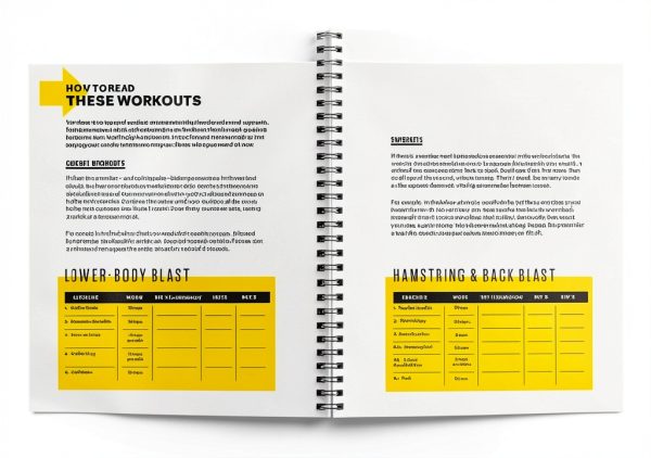 Fitness Planner Men's Health Yellow Paper 28-Day-8
