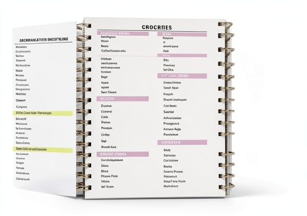 Ceiba Tree Food and Fitness Journal Leather Purple-3