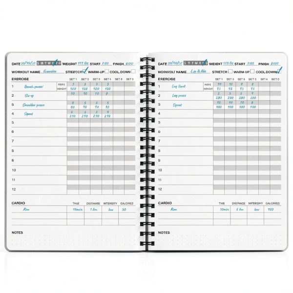 Fitness Journal Nokingo A5 Planner Metal Cover-1