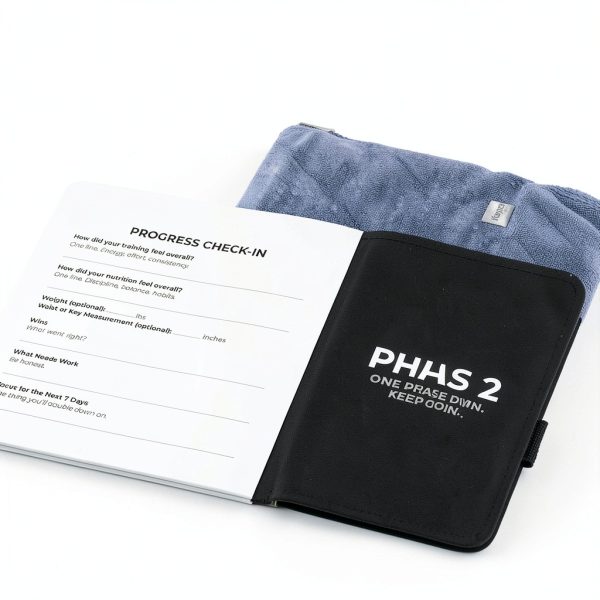 Structurewell Fitness Planner Matte Black Leather-6