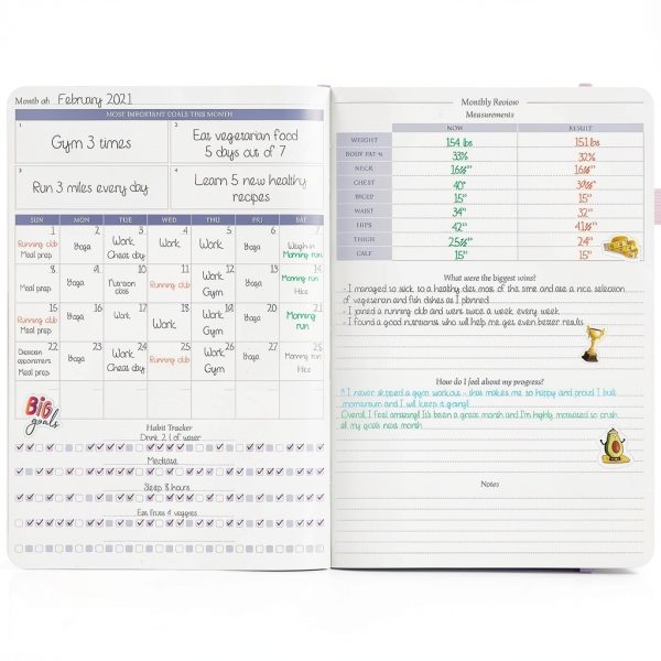 Fitness Planner Legend Planner Leather Journal-3