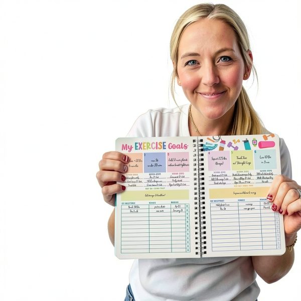Fitness Planner Hadley Designs 6x8 Paper Journal-5