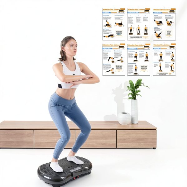 BQDQYBS Vibration Plate Exercise Machine Poster-2