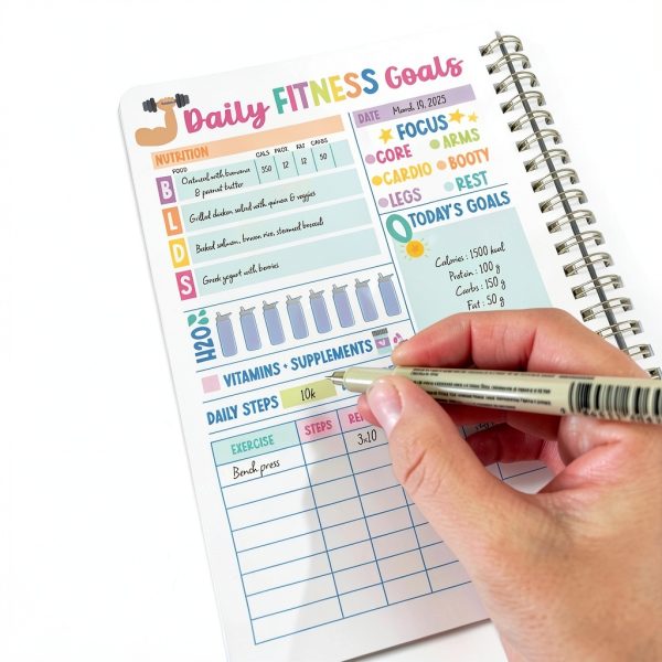 Hadley Designs Fitness Planner for Women and Men-8
