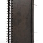 SaltWrap Daily Fitness Planner Black Faux Leather-0