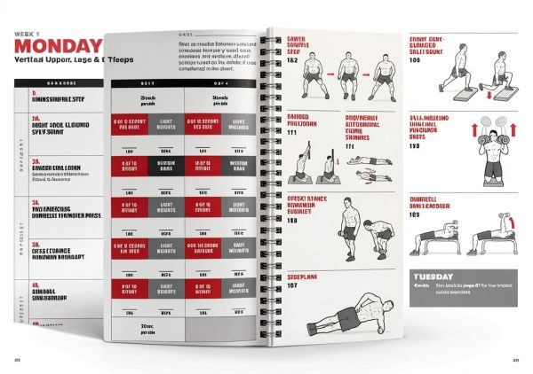 Mens Health Fitness Planner Workout Guide Strength Training-3