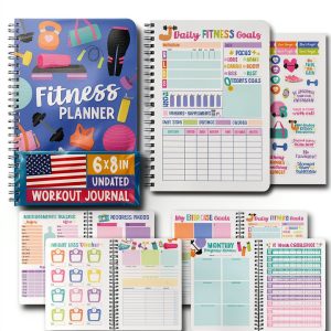 Fitness Planner Hadley Designs 6x8 Paper Journal-0
