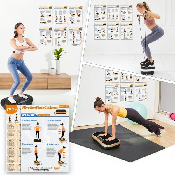BQDQYBS Vibration Plate Exercise Machine Poster-4