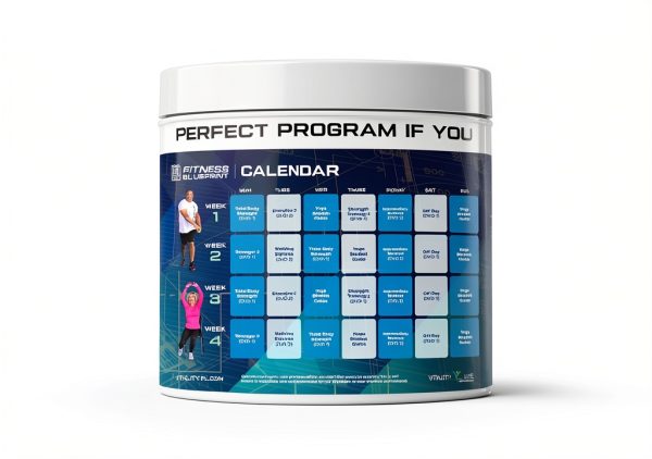 Fitness Planner Vitality 4 Life with Workout DVDs-3
