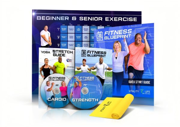 Fitness Planner Vitality 4 Life with Workout DVDs-0