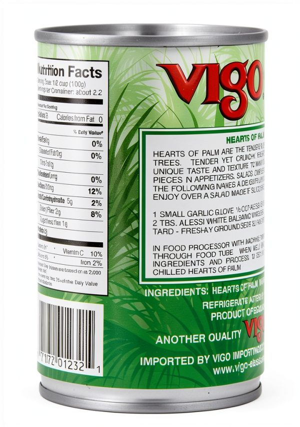 Vigo Hearts of Palm Canned Food for Salads Stews-2
