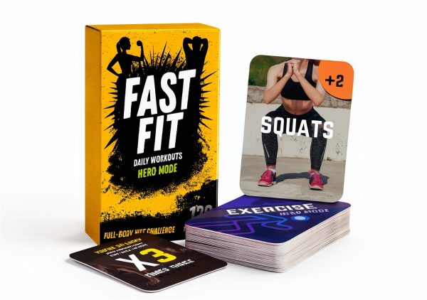 Fitness Planner Cards 33 Ventures Tear Resistant Full Body-0