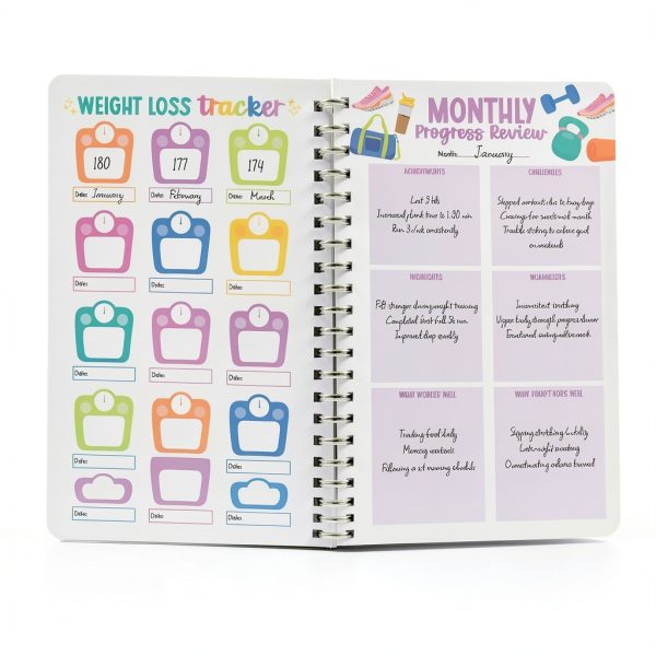 Hadley Designs Fitness Planner for Women and Men-6