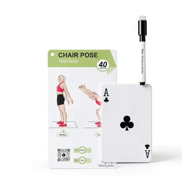 Pilates Workout Cards Flexies Waterproof Home Exercise Deck-6