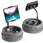 KDD Tablet Pillow Stand Soft Suede 360 Adjustable-0