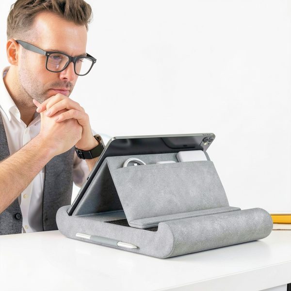 Tablet Stand CreaDream Plush Grey Adjustable-2