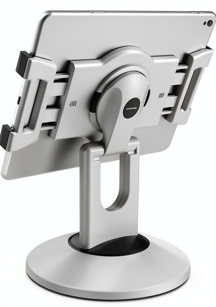 Installing AboveTEK Tablet Stand on a wooden desk