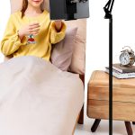 Tablet Floor Stand Black SAMHOUSING Adjustable-0