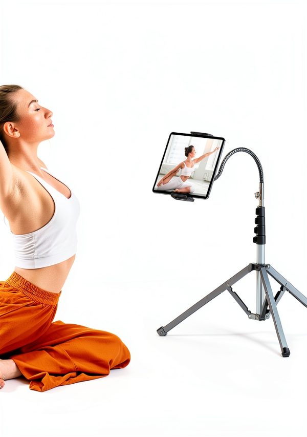 Weilisi Adjustable Tablet Tripod Metal Stand-6