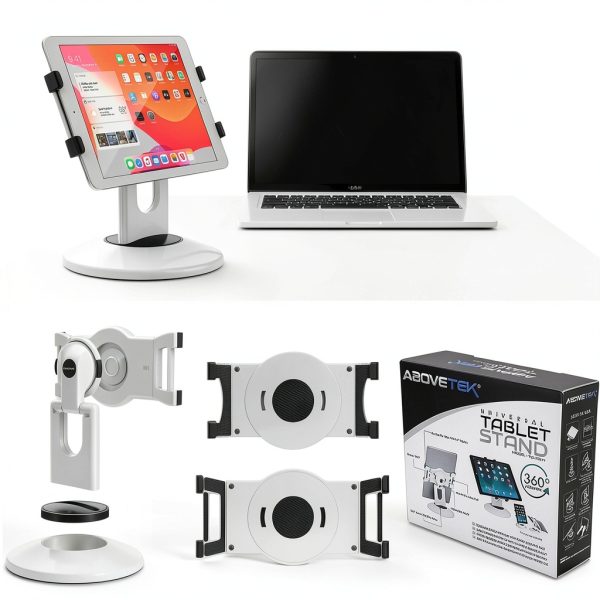 AboveTEK Tablet Stand 360° White TS-138W-7