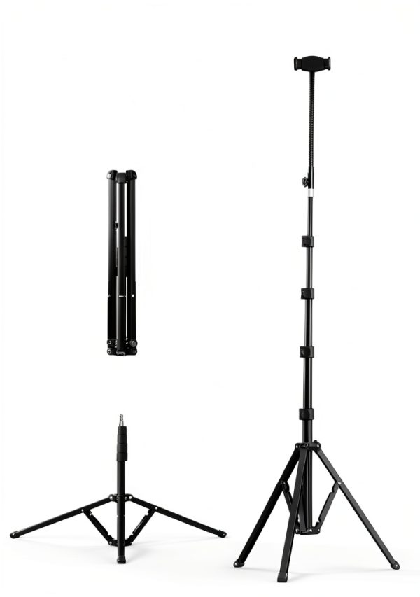 Weilisi Adjustable Tablet Tripod Metal Stand-3