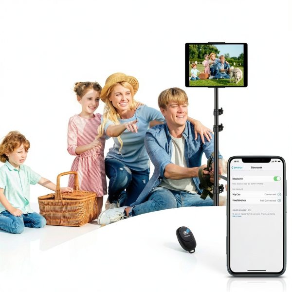 SAMHOUSING Tablet Tripod Stand Model 21 Adjustable Aluminum Stand-2