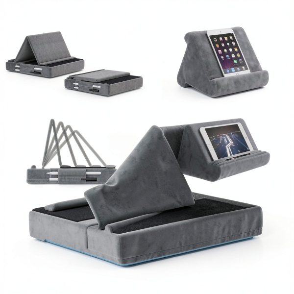KDD Adjustable Tablet Pillow Stand – Velcro Angle Flexibility – Soft-3