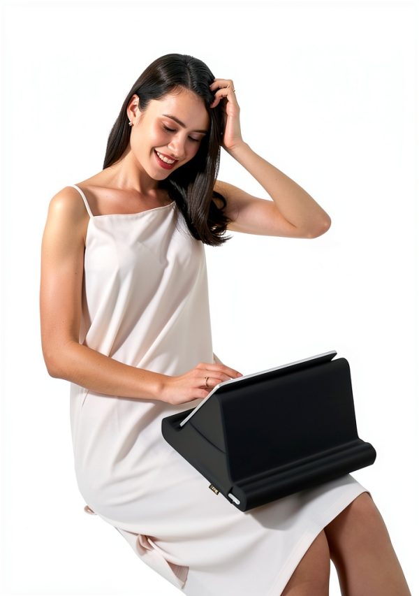 Lamicall Tablet Pillow Stand PL02-EU-B2 Black Adjustable Angle Cushion-5