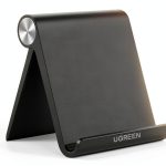 UGREEN Tablet Stand Adjustable iPad Holder Black Foldable 4.7x4.2 Inch-0