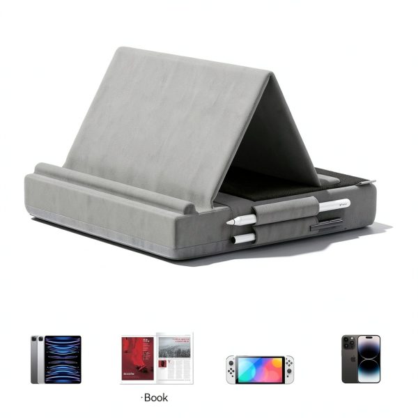 KDD Adjustable Tablet Pillow Stand – Velcro Angle Flexibility – Soft-7