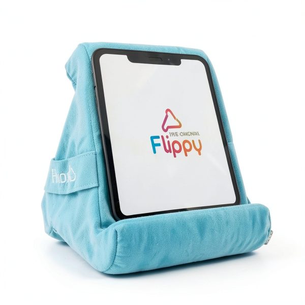 Flippy Tablet Stand True Blue 4.0 Adjustable Foam Pillow for iPad-4
