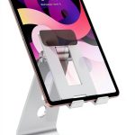OMOTON Tablet Stand Hollow Aluminum 180° Rotation Fits 12.9‑inch-0