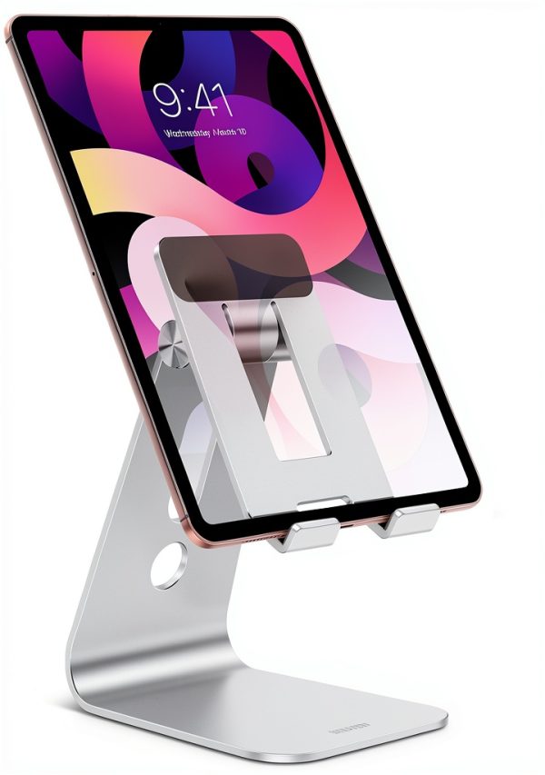 OMOTON Tablet Stand Hollow Aluminum 180° Rotation Fits 12.9‑inch-0