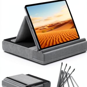 KDD Adjustable Tablet Pillow Stand – Velcro Angle Flexibility – Soft-0