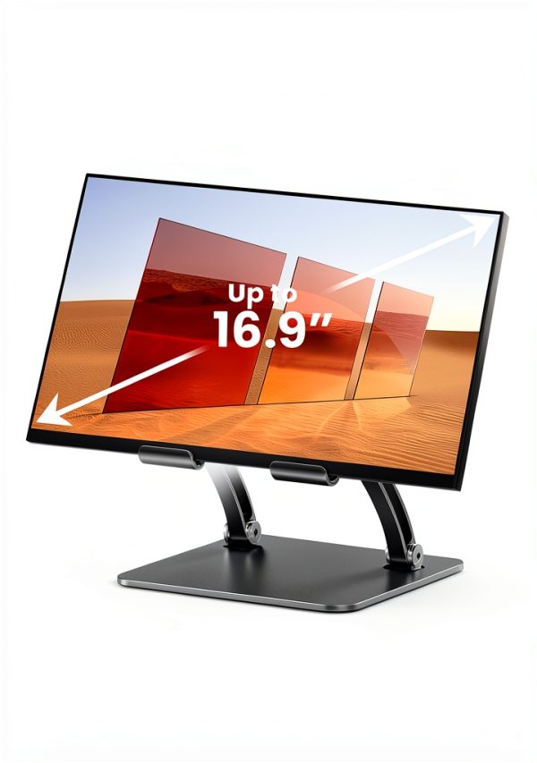 Tablet Stand Tounee TS04 All Metal Adjustable Stand in Gray-1