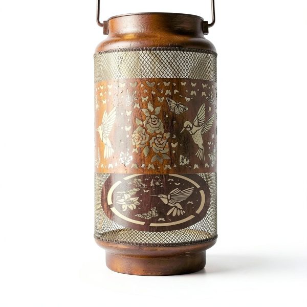 Solar Lantern Hummingbird with Shepherd Hook Yulloyello Waterproof-2
