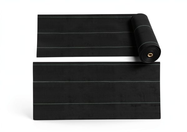 Weed Barrier Fabric, 4x300ft Landscape Fabric, 3.2oz Heavy Duty Durable Woven Geotextile Fabric, High Permeability Ground Cover Mat, Driveway Fabric, Garden Weed Control Cloth with 20 U-Securing Pegs-6