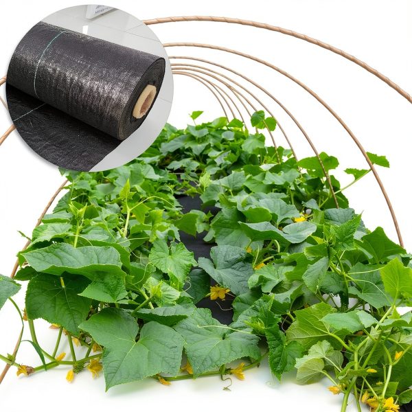 4ft x 100ft Garden Weed Barrier Landscape Fabric, Premium Ground Cover Weed Blocker Fabric Gardening Mat, Superior Weed Control for Vegetable Garden, Flower Bed, Mulch-2