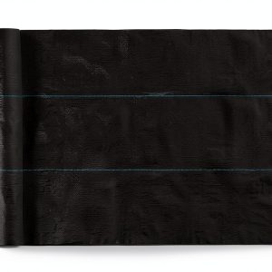 Amazon Basics Weed Barrier Fabric, Black, 1-Pack-0